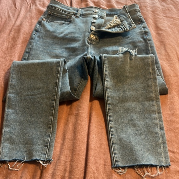 Express High Rise Skinny Jeans - Picture 2 of 6